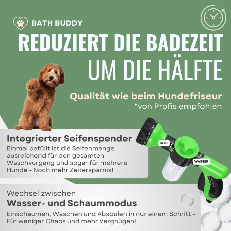 Bath Buddy - 2-in-1 Hundedusche