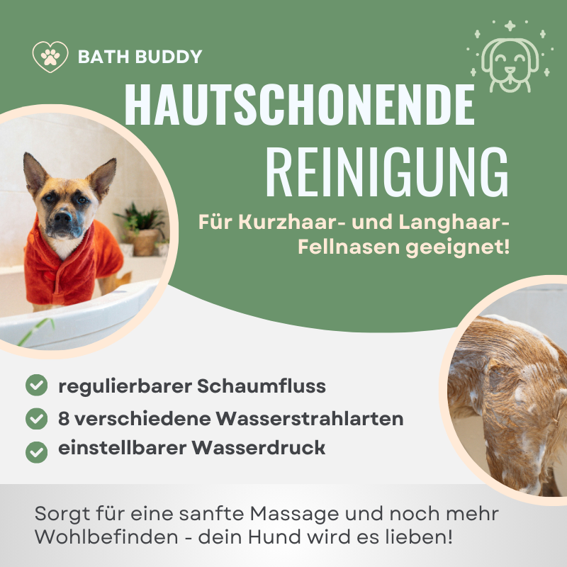 Bath Buddy - 2-in-1 Hundedusche