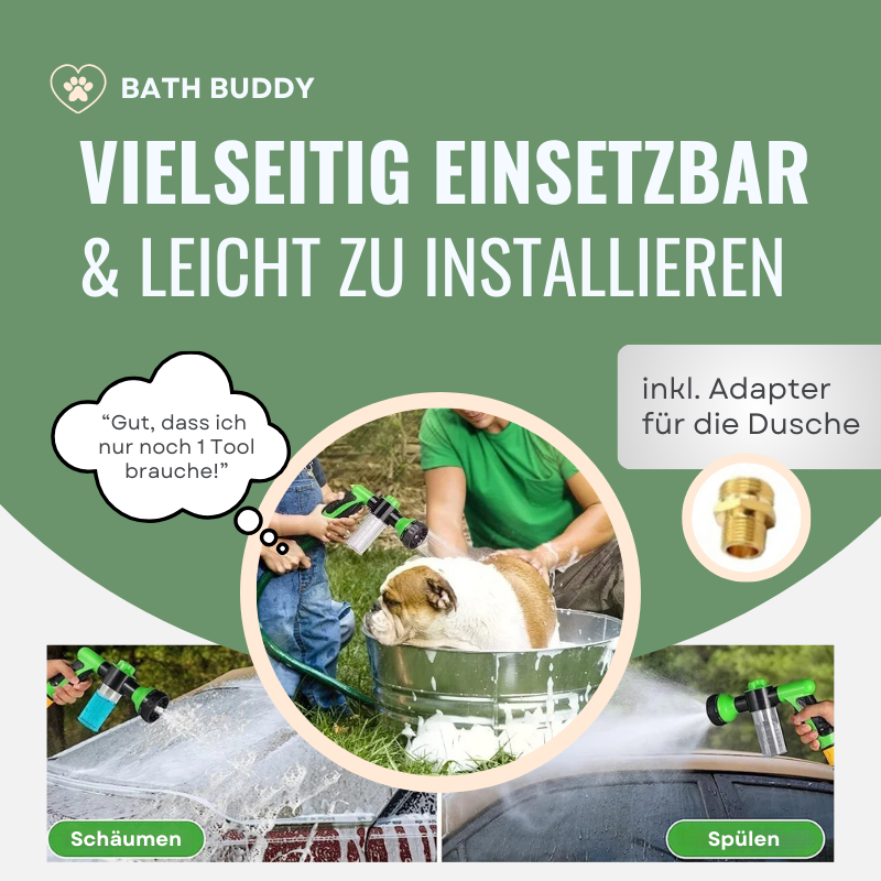 Bath Buddy - 2-in-1 Hundedusche
